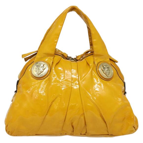 GUCCI Tote Bag Enamel Yellow Gold - Picture 3 of 16